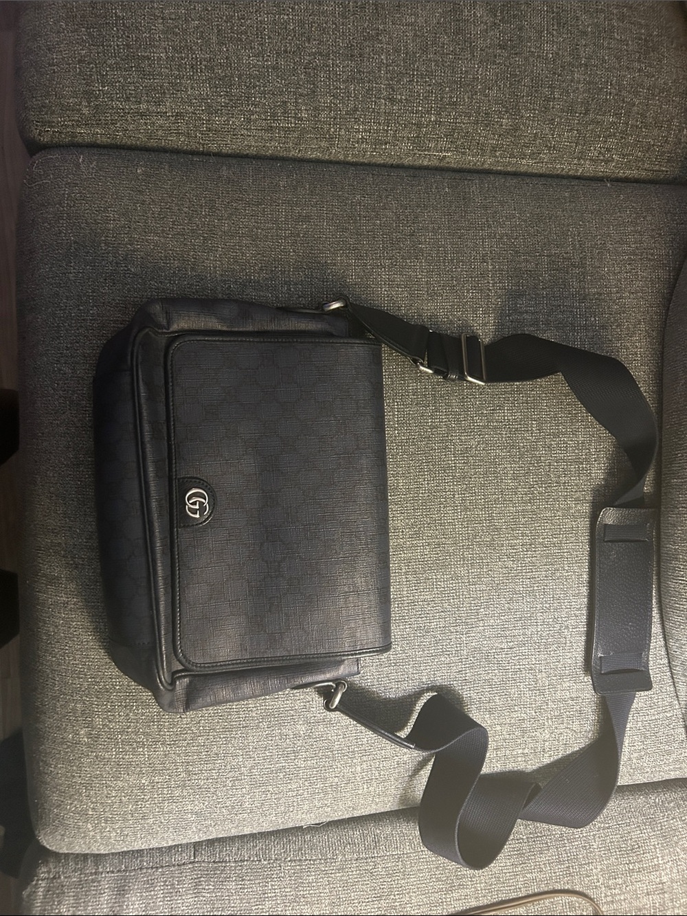Gucci Black Crossbody Messenger Bag